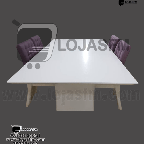 Mesa de jantar materia portuges com 8 cadeira produto novo com direito entrega e montagem