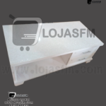 Mesa de centro com 2 gaveta produto novo com direito entrega e montagem