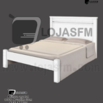 Cama de casal medida 190x140 com o colchão produto novo com direito entrega e montagem