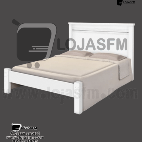 Cama de casal medida 190x140 com o colchão produto novo com direito entrega e montagem