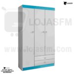 Roupeiro com 3 porta e 2 gaveta produto novo com direito entrega e montagem