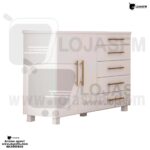 Cómoda para quarto de casal com 5 gaveta e 2 porta produto novo com direito entrega e montagem