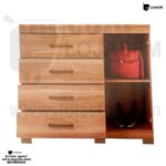Cómoda com 4 gaveta e 1 porta produto novo com direito entrega e montagem - Image 2