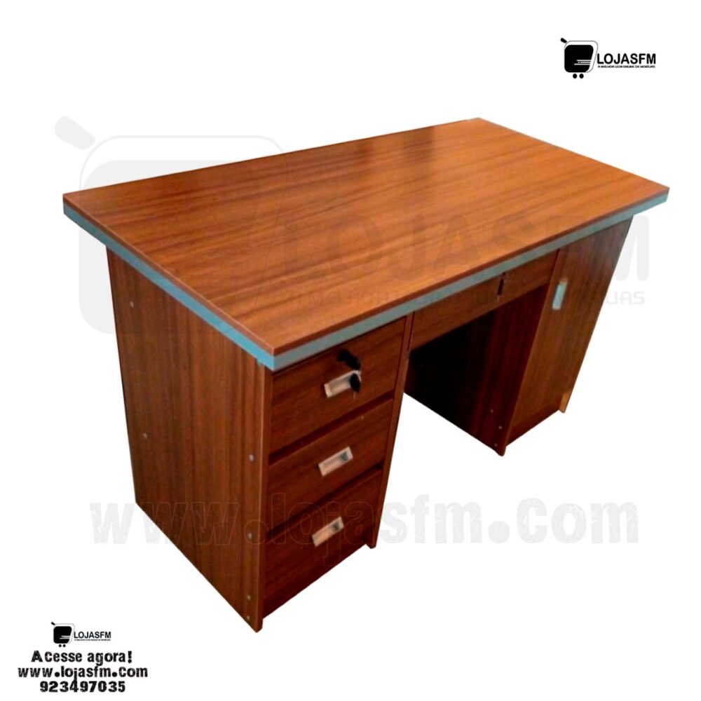 Secretaria de 120x60 com gaveta produto novo com direito entrega e montagem - Image 1