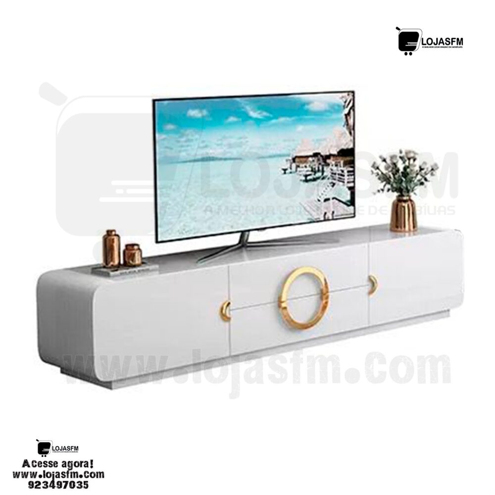 Conjunto de sala clássico rack com a mesa de centro produto novo com direito entrega e montagem - Image 1