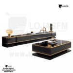 Conjunto de sala clássico rack com a mesa de centro produto novo com direito entrega e montagem