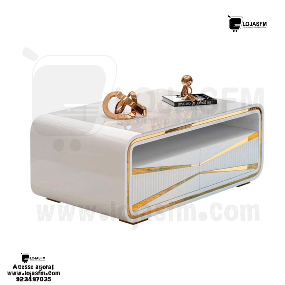 Conjunto de sala clássico rack com a mesa de centro produto novo com direito entrega e montagem - Image 2