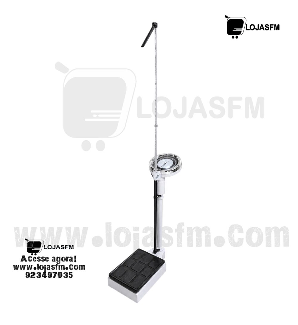 Balança Mecânica com Medidor de Altura para Clínicas e Hospitais - Image 1