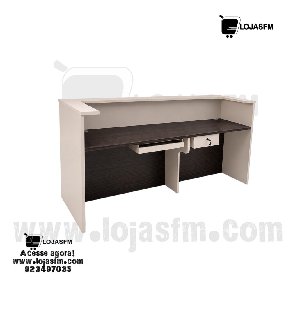 Balcão de Recepção Moderno 240x70 cm para Escritório e Empresas - Image 1