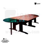 Mesa de reunião de 15 ha 12 lugares pés metálico produto novo com direito entrega e montagem