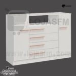 Cómoda com 4 gaveta e 2 porta produto novo com direito entrega e montagem - Image 2