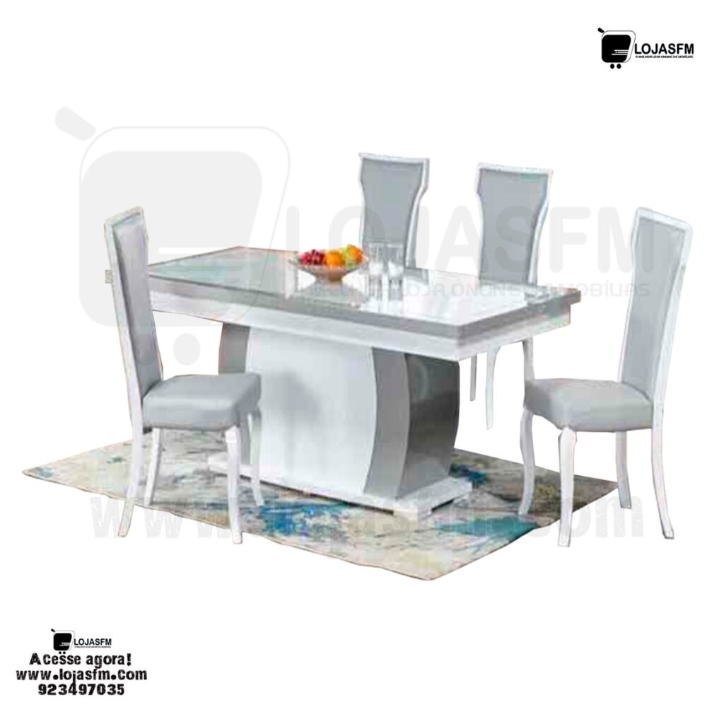 WhatsApp Image 2022-12-07 at 13.30.40 Mesa de jantar super clássica com 6 cadeira produto novo com direito entrega e montagem - Image 1