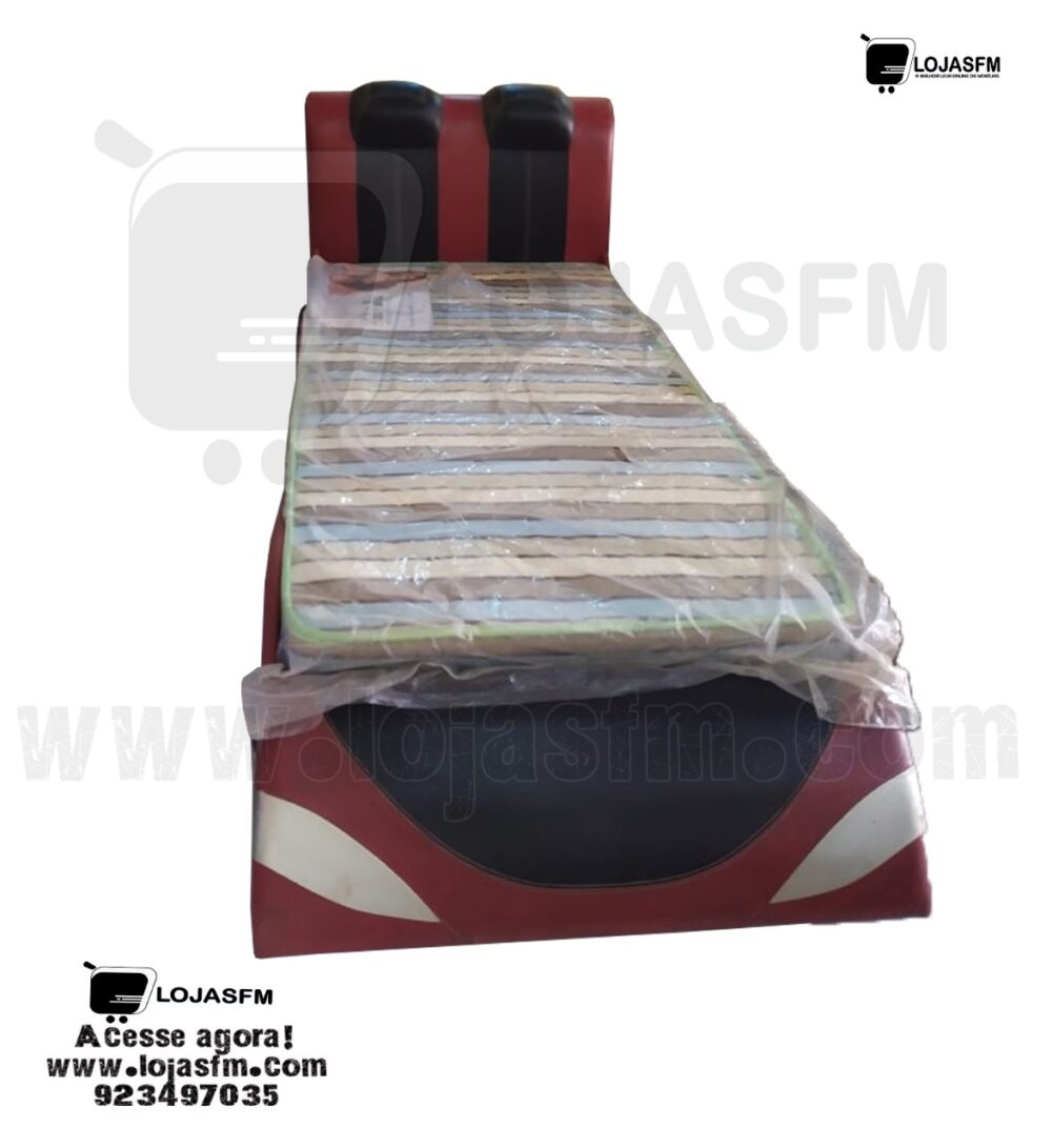 cama de criança estilo de carro com o colchão medida 190x90 produto novo com entrega e montagem - Image 3