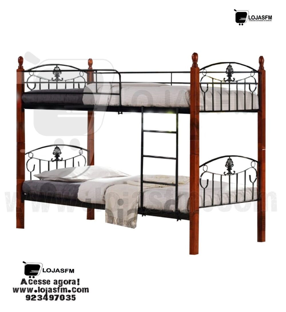 Beliche ferro e madeira 190x90 produto novo com direito entrega e montagem - Image 1