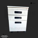 Bloco de gaveta em madeira com rodas e chaves produto novo com direito entrega e montagem