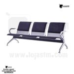 Cadeira de espera com 3 lugares produto novo com direito entrega e montagem