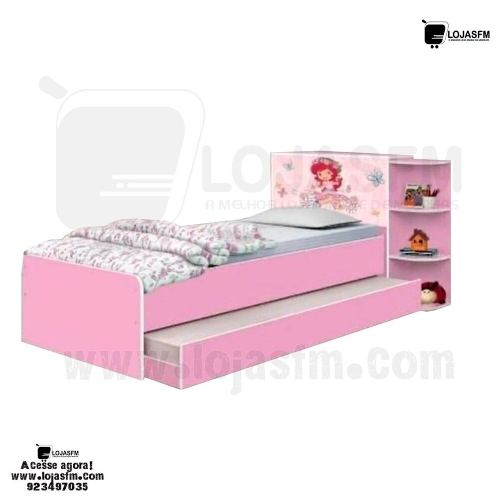 Cama dupla para criança com 1 colchão produto novo com direito entrega e montagem - Image 1