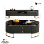 Conjunto mesa de centro com a racker para tv produto novo com direito entrega e montagem