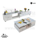 Conjunto mesa de centro com a racker para tv produto novo com direito entrega e montagem