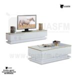 Conjunto mesa de centro com a racker para tv produto novo com direito entrega e montagem