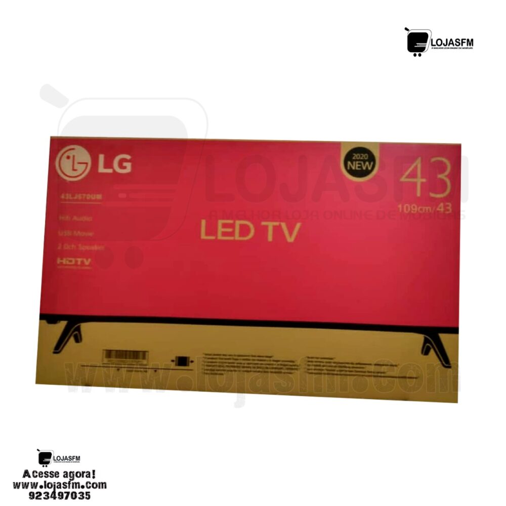 TV LG led de 43 polegada produto novo com direito entrega ao domicílio - Image 1