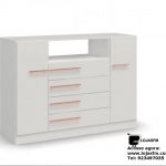 Cómoda com 4 gaveta e 2 porta produto novo com direito entrega e montagem