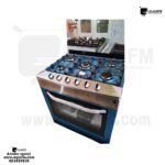 Fogão imperial inox com 5 bicos há gás produto novo com direito entrega ao domicílio