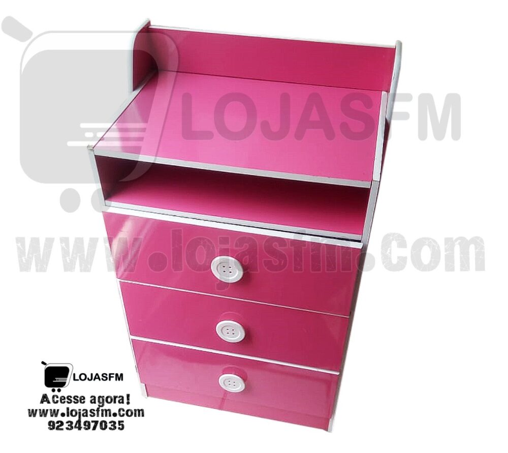 Cómoda para quarto de  criança com 3 gavetões produto novo com direito entrega e montagem - Image 1