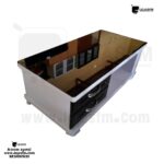 Mesa de centro com tampo de vindro escuro produto novo com direito entrega e montagem - Image 2