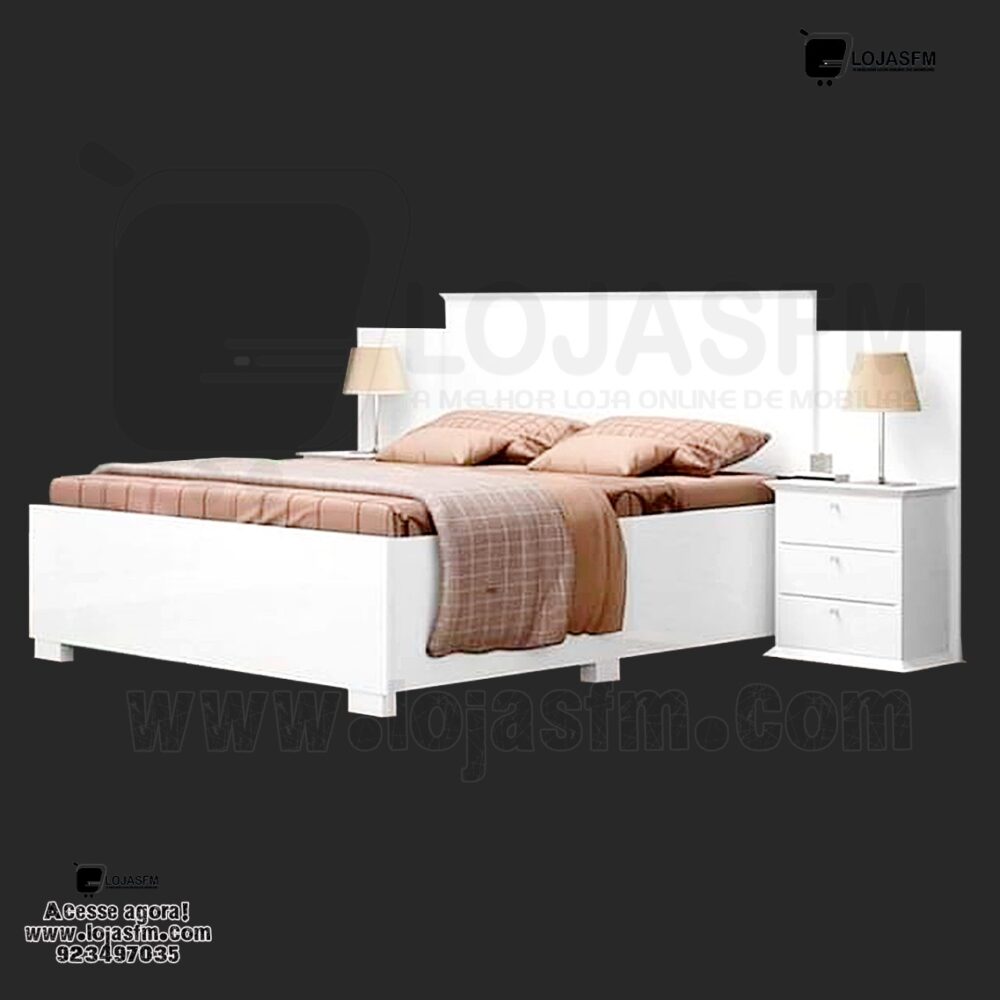 Cama box london de casal medida 200x160 com o respectivo colchão e 2 bancas produto novo com direito entrega e montagem - Image 1