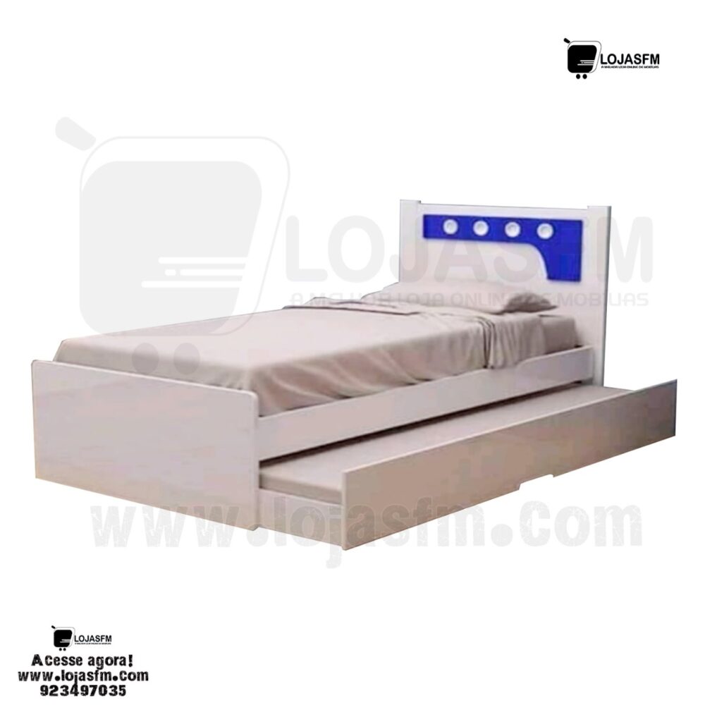Cama bolinha dupla sem o colchão medida 190x90 produto novo com direito entrega e montagem - Image 1