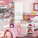 Conjunto de quarto de bebé com o respectivo colchão produto novo com direito entrega e montagem