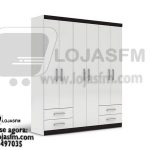 Roupeiro com 6 porta e 4 gaveta produto novo com direito entrega e montagem