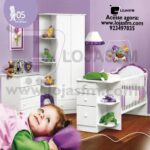 Conjunto de quarto de bebé com o respectivo colchão produto novo com direito entrega e montagem