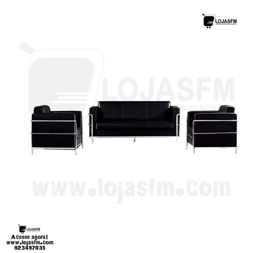 Sofá de 3 peça para escritorio produto novo com direito entrega ao domicilio - Image 1