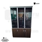 Armário de escritório de madeira com 6 porta produto novo com direito entrega e montagem