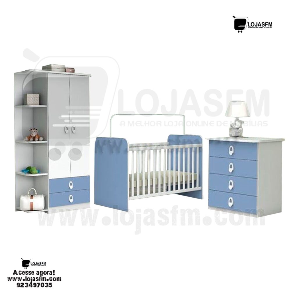 Conjunto de quarto de bebé com o respectivo colchão produto novo com direito entrega e montagem - Image 1