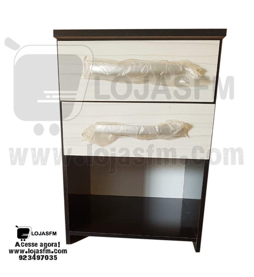 Mesa de cabeceira com 2 gaveta produto novo com direito entrega e montagem - Image 1