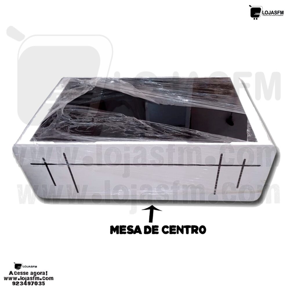 Conjunto rack com a mesa de centro produto novo com direito entrega e montagem - Image 2