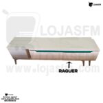 Conjunto rack com a mesa de centro produto novo com direito entrega e montagem