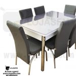 Mesa de jantar com 6 cadeira produto novo com direito entrega e montagem