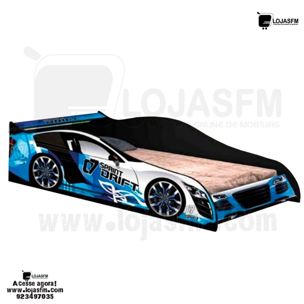 Cama estilo de carro com o respectivo colchão produto novo com direito entrega e montagem - Image 1