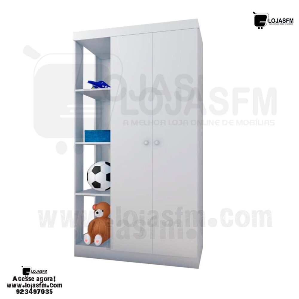 WhatsApp Image 2022-12-08 at 11.51.31 Roupeiro com 2 porta e 3 prateleira produto novo com direito entrega e montagem - Image 1
