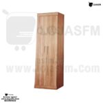 Armário em madeira cor de madeira com 2 porta produto novo com direito entrega e montagem