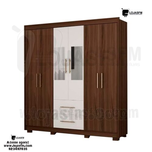 Roupeiro viena com 6 porta e 2 gaveta produto novo com direto entrega e montagem