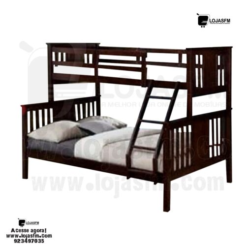Beliche solteiro por cima casal por baixo em madeira produto novo com direito entrega e montagem