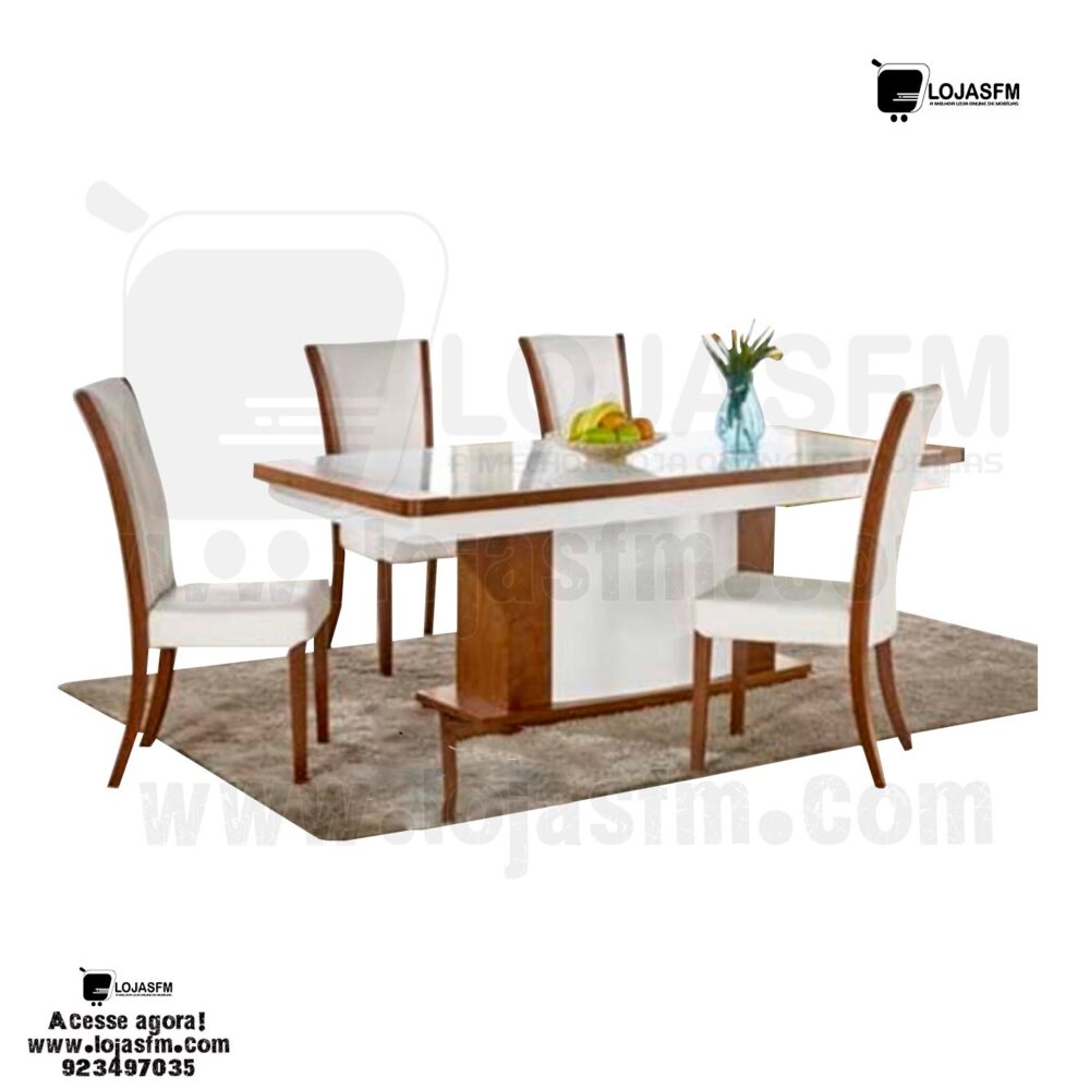 WhatsApp Image 2023-01-30 at 11.02.00 Mesa de jantar com 6 cadeira produto novo com direito entrega e montagem - Image 1