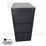 Armário de arquivo de aço com 3 gaveta preto produto novo com direito entrega e montagem