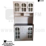 Armário de cozinha em madeira cor branco produto novo com direito entrega e montagem