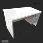 Secretaria com bloco fixo cor branca medida 120x60 produto novo com direito entrega e montagem